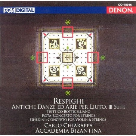 RESPIGHI - Chiarappa - Danses antiques..